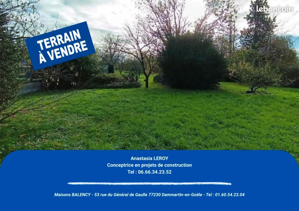 Terrain 930 m² Othis · 174 500 €