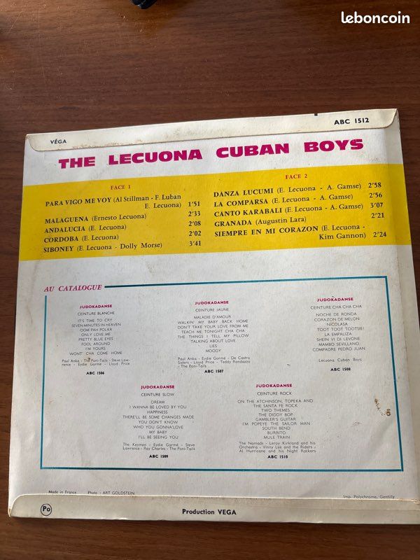 33 tours lecuona cuban boys (image 2)
