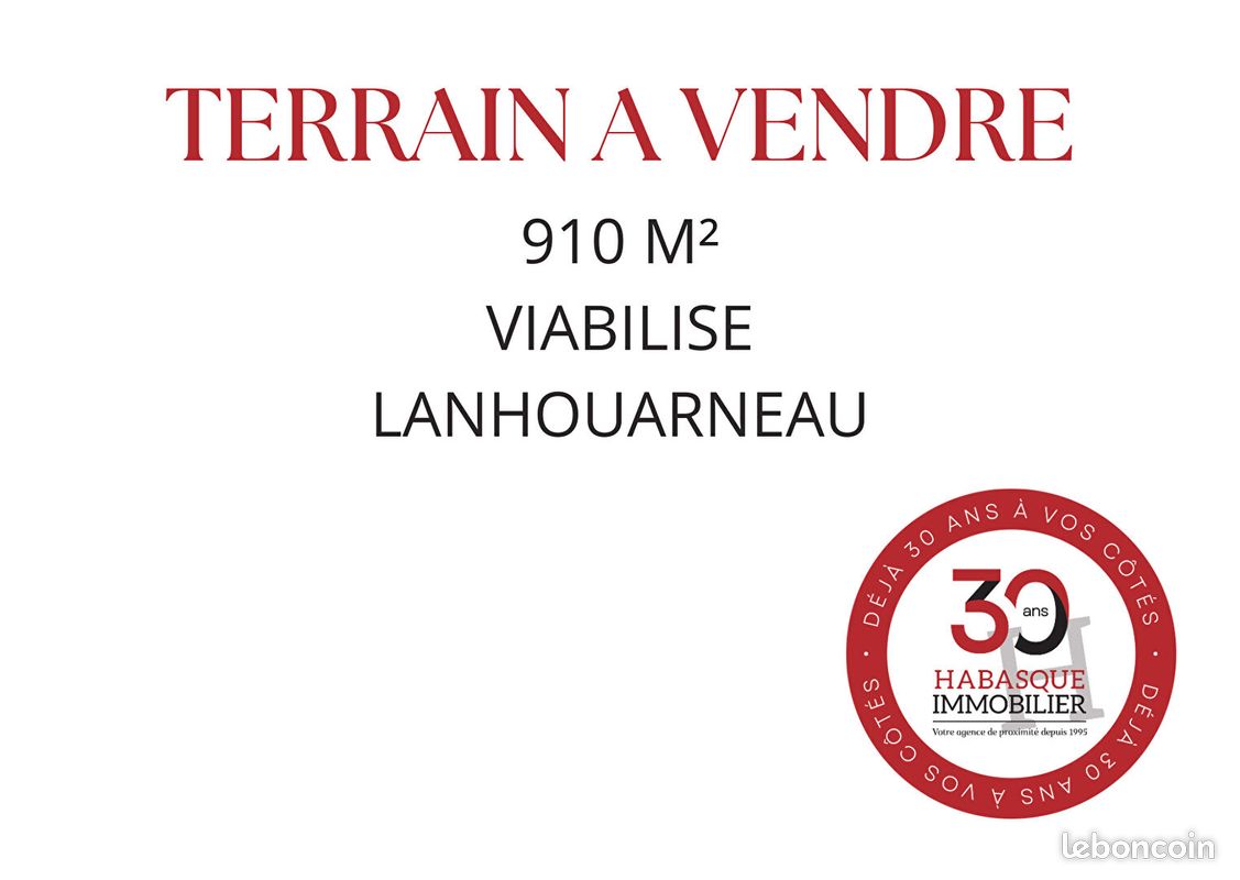 Terrain 910 m² · à Lanhouarneau · 910 m² · 54 140 €