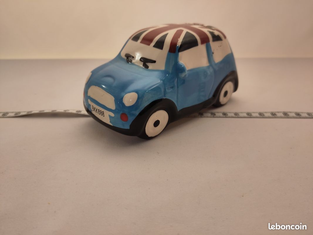 Tirelire Mini Cooper bleue – Union Jack (image 2)