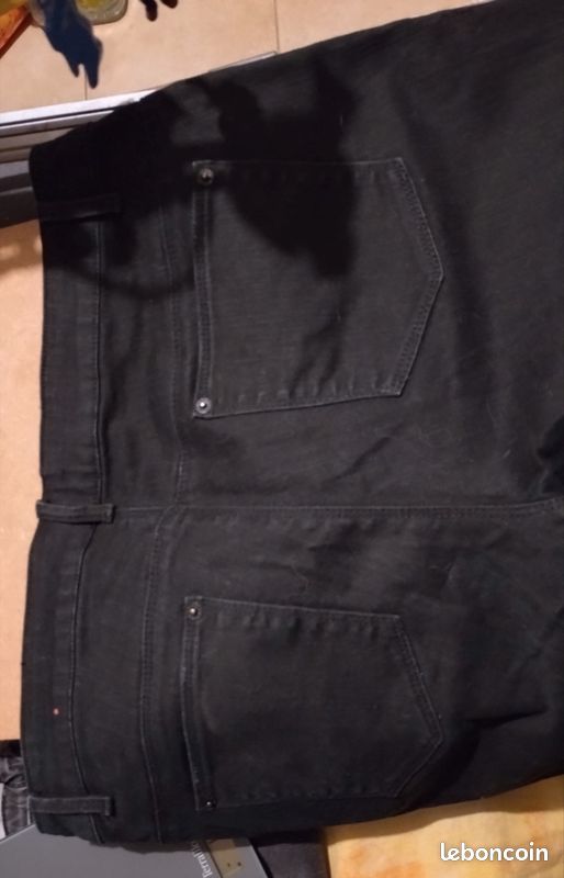 Pantalon noir femme Kwoman – Taille 44 – coupe jean (image 4)