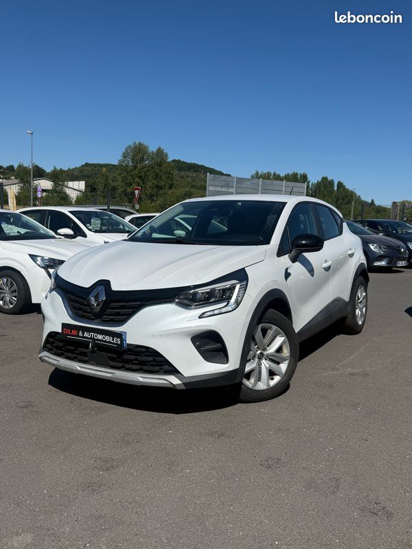 Renault Captur 1.6 e-tech 145 ch BLANC NACRÉ BOITE AUTO 08/22 CAMÉRA COCKPIT DÉMARRAGE SANS CLEF GARANTIE 12 MOIS (image 1)