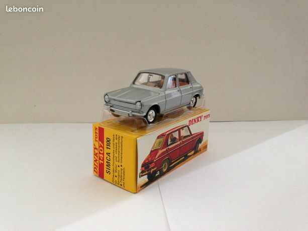 Dinky Toys 1407 Simca 1100 – Boîte D'origine + Coupon Revendeur, MIB