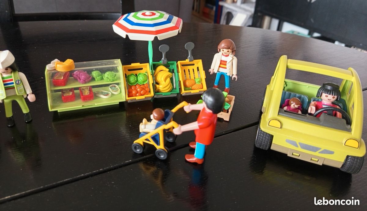Supérette Playmobil et voiture (image 3)