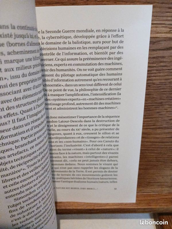 La nature existe : par-delà règne machinal et penseurs du vivant 9782373091656 (image 4)