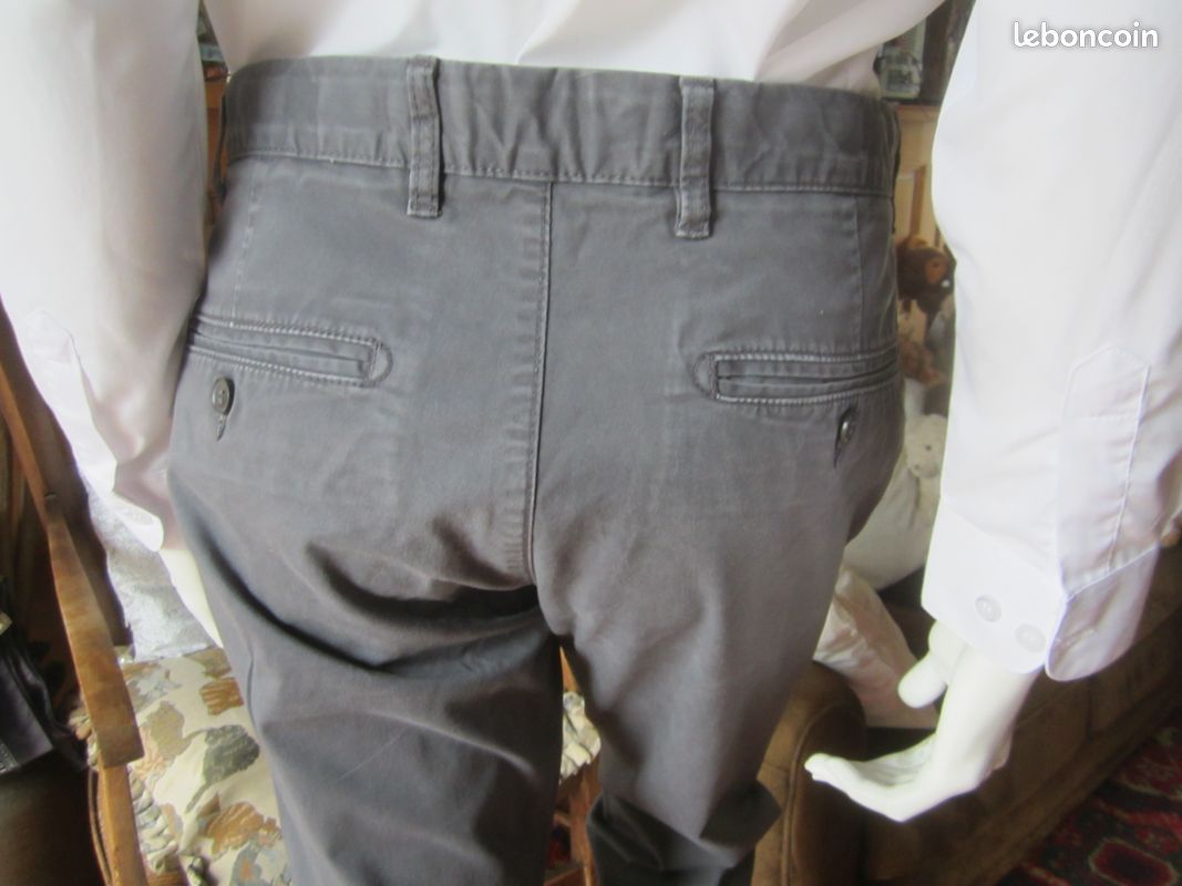 Pantalon homme Celio gris taille 42 (image 5)