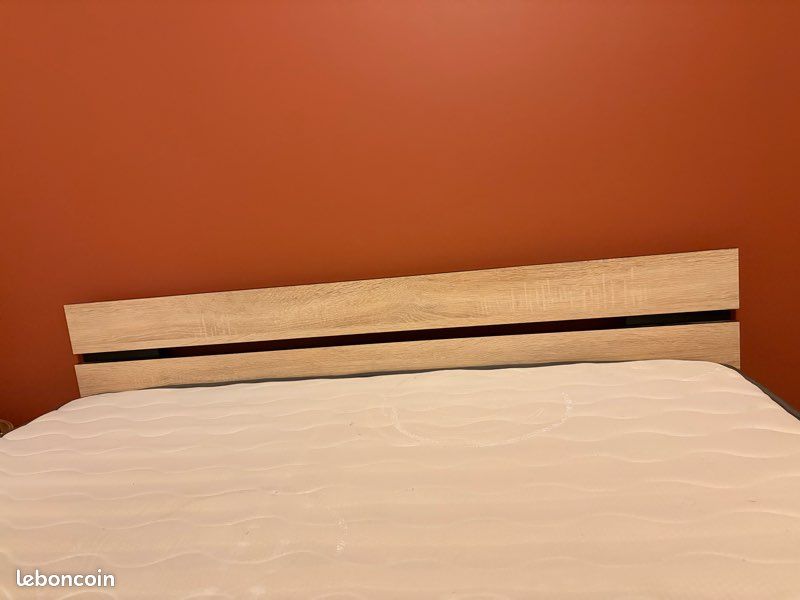 Lit 140/190 + sommier + matelas (image 4)