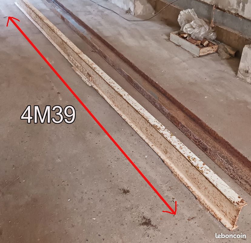 Poutrelle IPN ACIER 4m39 (image 1)
