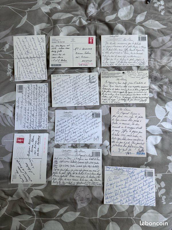 Lot cartes postales Hiboux Chouettes (image 2)