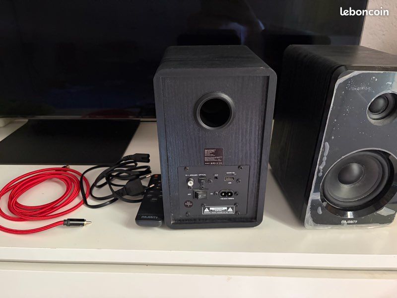 Majority D40 Enceinte hifi Bluetooth stéréo avec ampli (image 3)