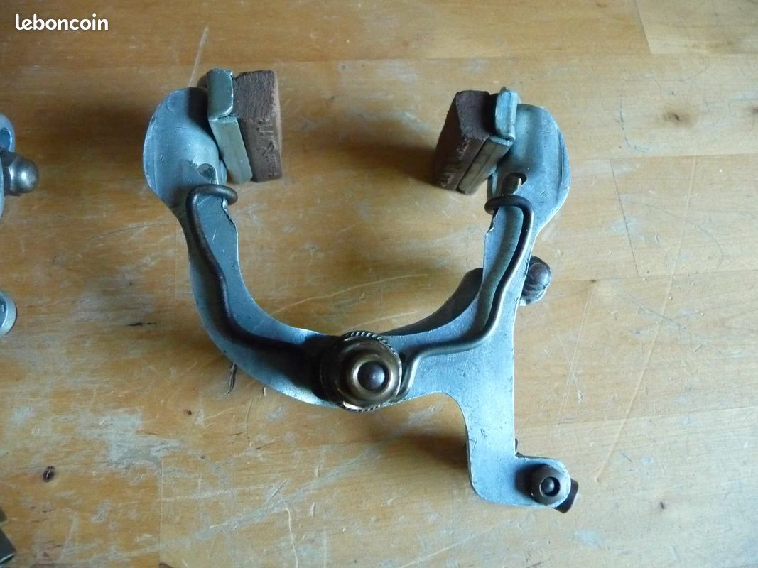 Freins De Vélo De Course Anciens SUPER DURAL LAM - Avant, Arrière Et Poignée - France