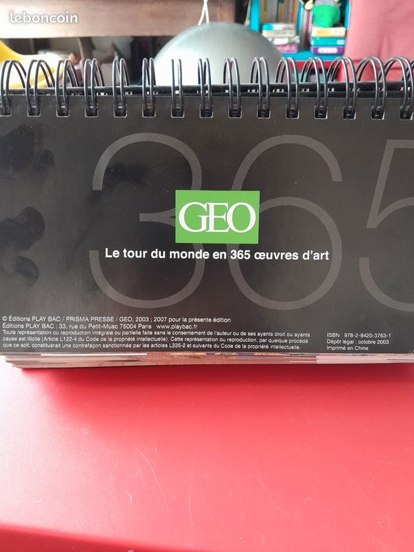 L'art du monde - Calendrier perpétuel (image 2)