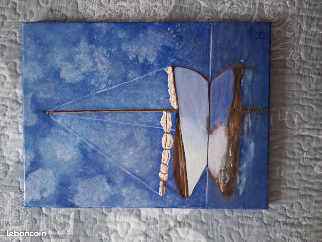 Toile peinte à l'acrylique (image 1)