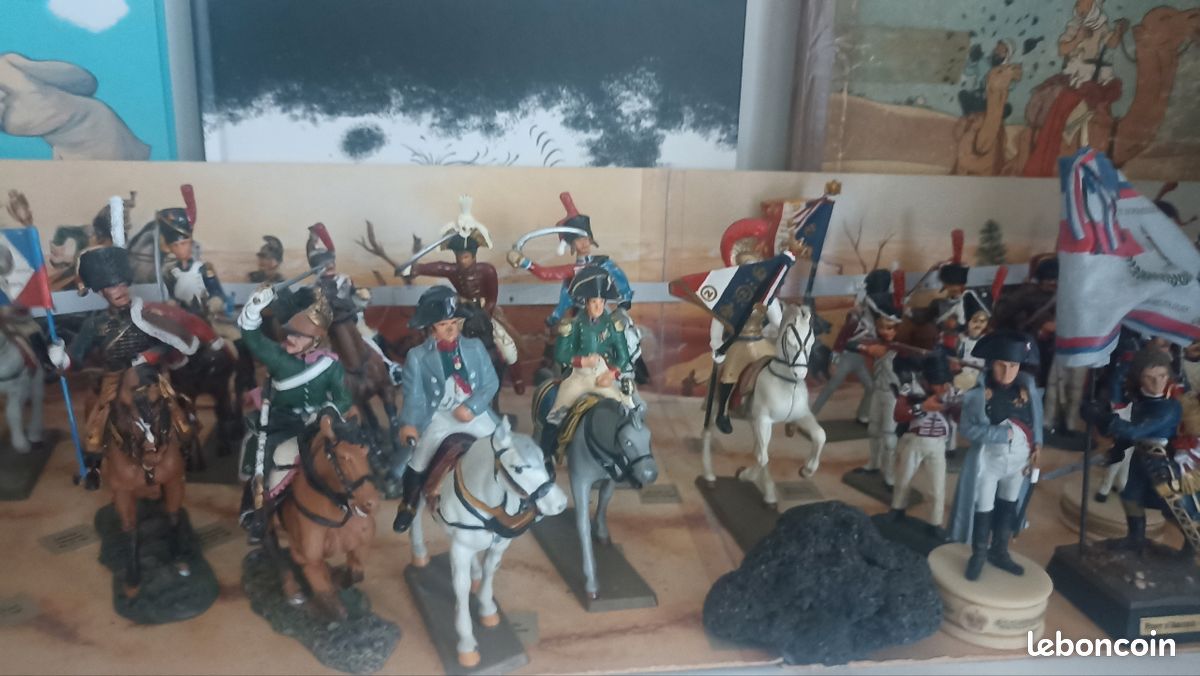 Lot 25 cavaliers + 30 soldats plombs Napoléon (image 3)
