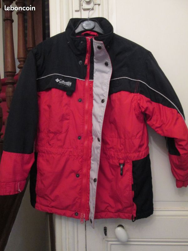 Veste ski rouge et noir Columbia (image 1)