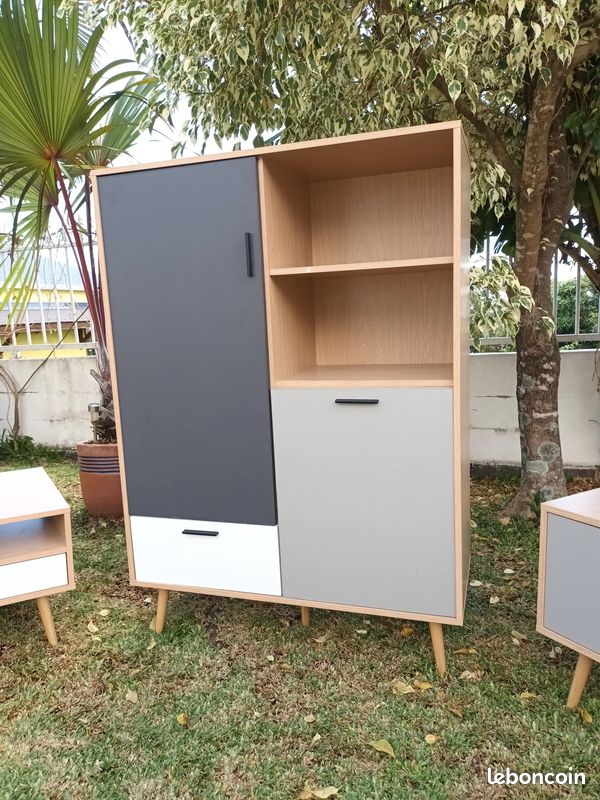 Ensemble meubles de salon - table basse - meuble TV - meuble de rangement (image 2)