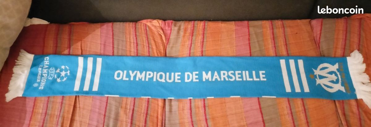 Écharpe De Football OM- Reims Saison 2012-2013 - Officielle - Neuve Avec étiquettes