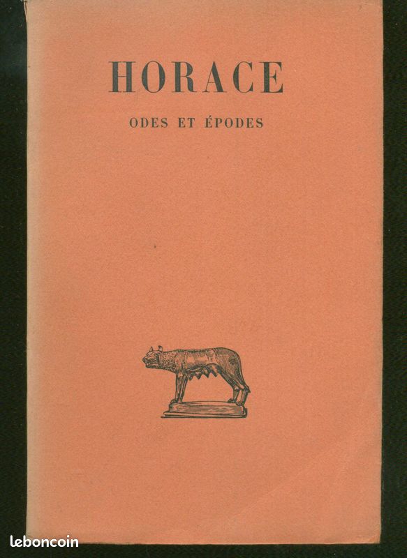 Horace Odes et Epodes Collection Guillaume Budé (image 1)