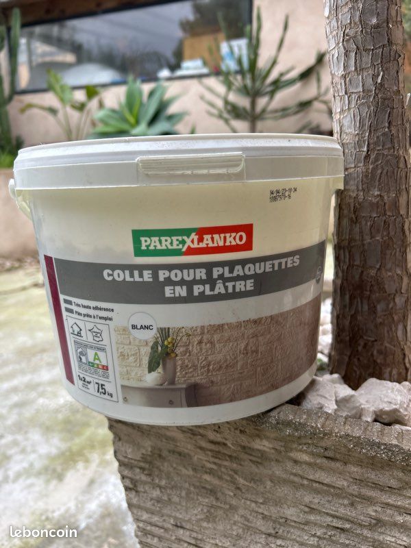 Colle pour plaquette en plâtre 7,5 kg parexlanko (image 1)