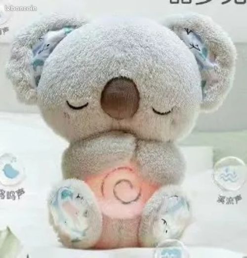 Koala Apaisant Respirant Avec Lumière Et Musique - Peluche Pour Bébé Soulagement Anxiété