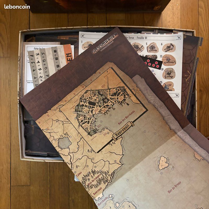 Gloomhaven – Aventures à Havrenuit Français – Asmodee – NEUF