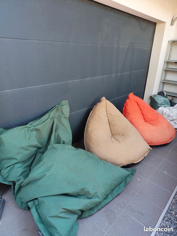 Poufs matelas d'extérieur (image 1)