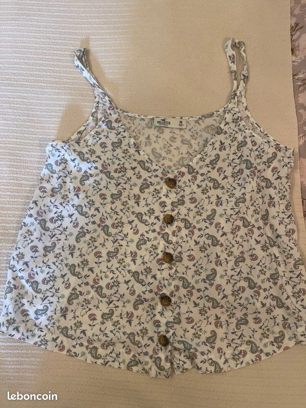 Lot 2 débardeurs Hollister femme taille M (image 2)