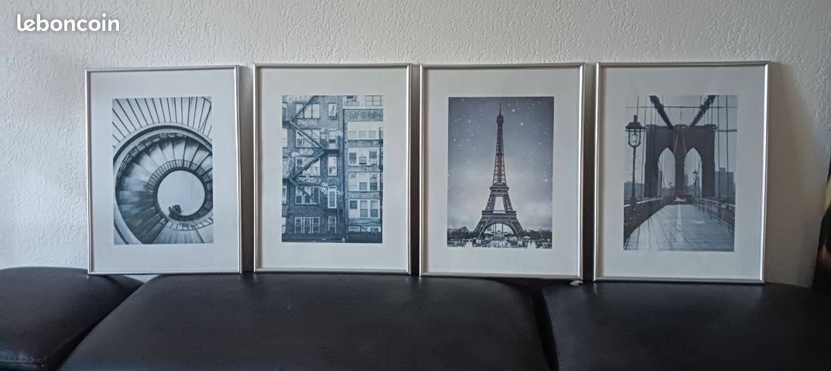 4 Cadres 31/41 avec photo Noir et Blanc (image 1)