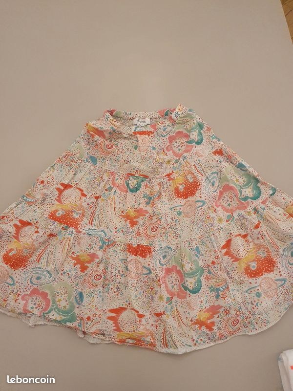 Jupe BONPOINT T.10a très bon état, 100% coton, légère et superbe Vendue 25e achetée 80e (image 3)