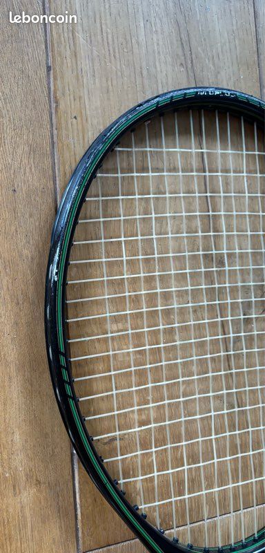 Raquette De Tennis Vintage Prince Classic – Tout Aluminium Vert/argent – Avec Crique