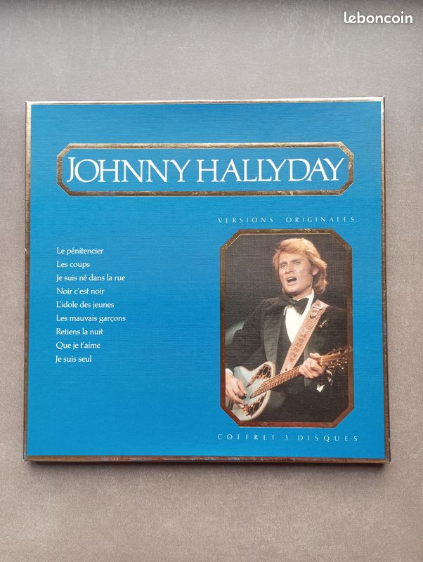 Coffret 3 Vinyls Johnny Halliday (image 1)