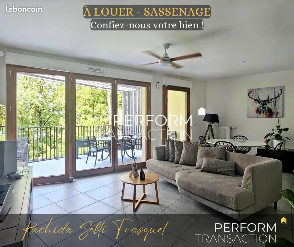 Appartement 3 pièces 66 m² · à Sassenage · 66 m² · 1 037 €/mois