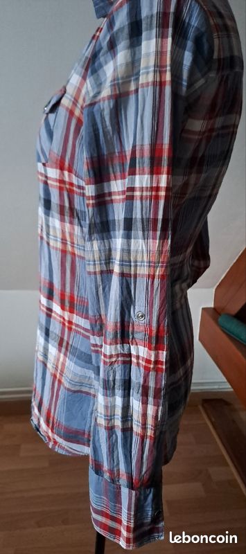 Chemise à carreaux Camaieu T36 (image 4)