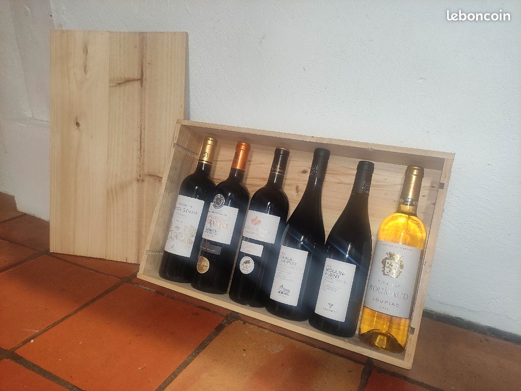 Caisse à vin plate (image 9)