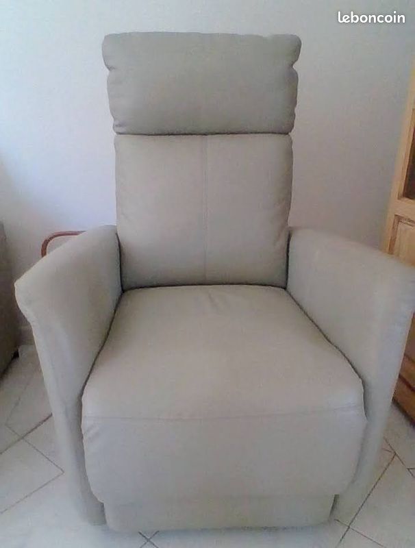 Fauteuil relax en cuir électrique (image 4)