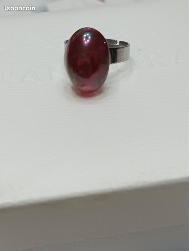 Bague monture acier verre rialto Venise (image 1)