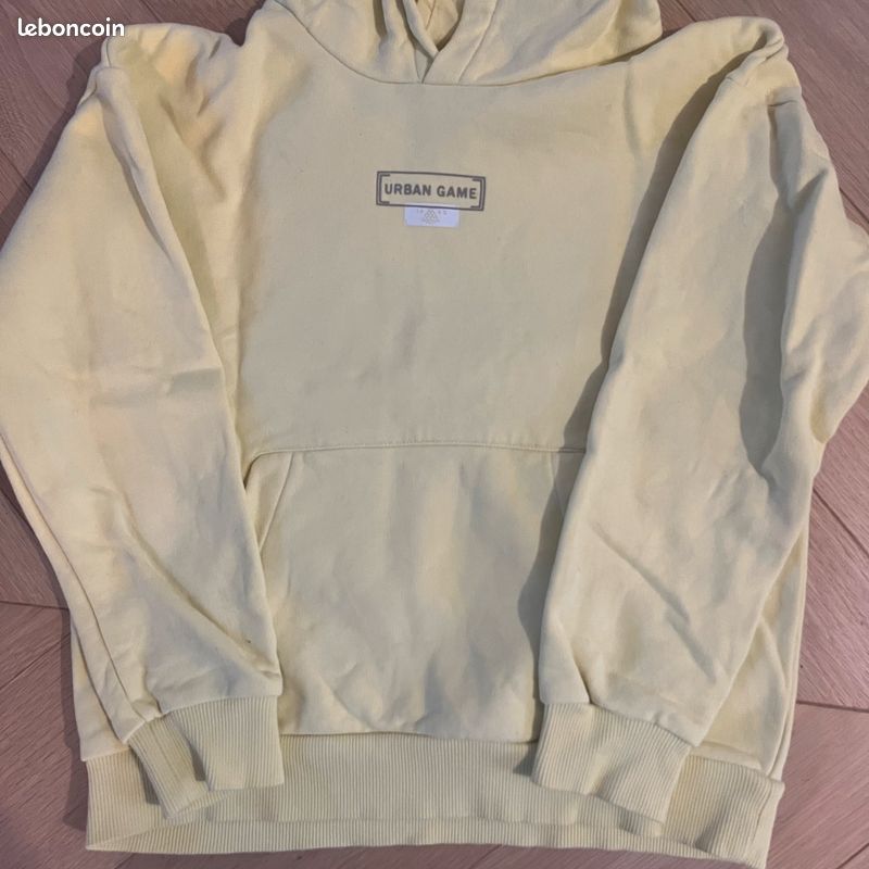 Pull IKKS Blanc Pour Enfant - Taille 5/6 Ans - Style Gilet - Occasion Très Bon état