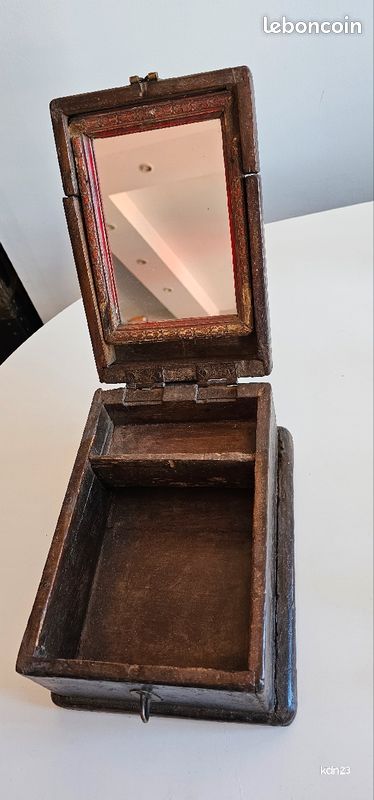 Ancienne boite barbier indien (image 7)