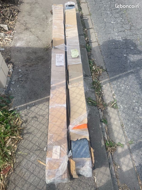 2 Poteaux aluminium gris anthracite (image 2)