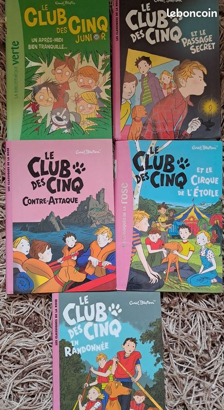 Lot de 5 livres Club des 5 (image 1)