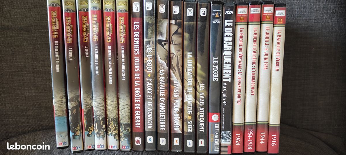 Lot 18 dvd seconde guerre mondiale et autres (image 1)