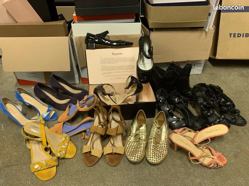 Lot de chaussures femme taille 37 (Mellow Yellow, Repetto, Maje