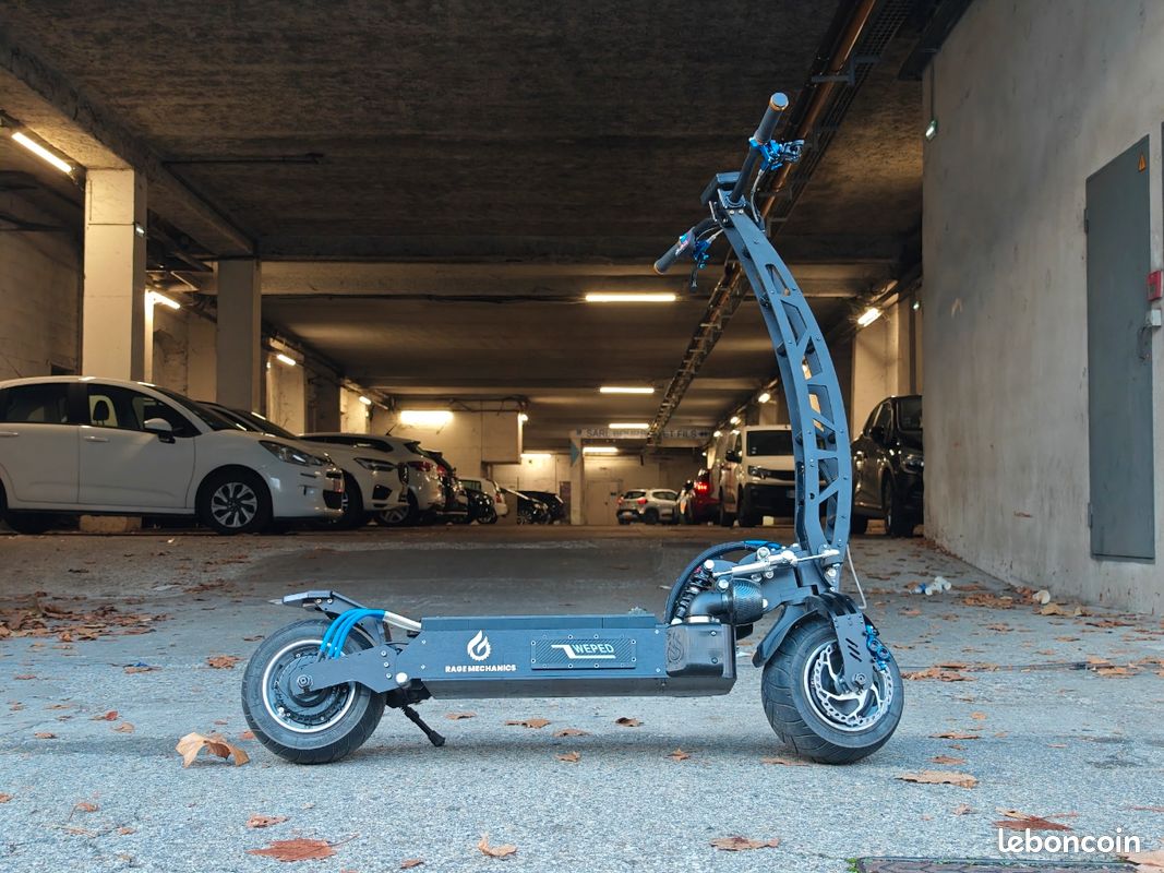 Weped gts rage mechanics trottinette préparée 140kmh (image 4)