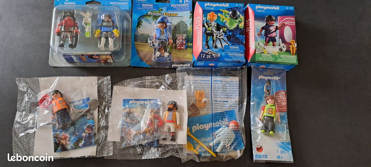 Porte-clés Playmobil Référence 8 - Figurine D'occasion En Très Bon état