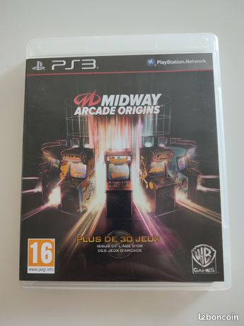 Midway Arcade Origins - Complet Notice PS3 PlayStation 3 + De 30 Jeux