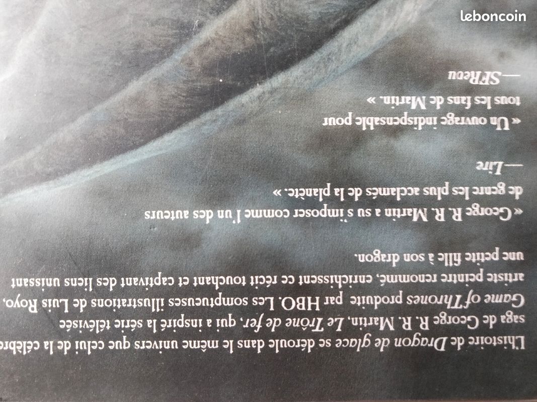 Livre Dragon de Glace - George R.R. Martin Illustré par Luis Royo (image 3)
