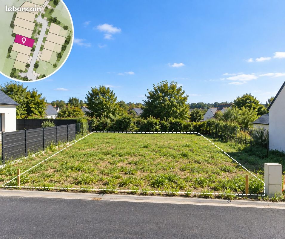 Terrain à bâtir de 383 m² à ANCENIS-SAINT-GEREON (44) · à Ancenis-Saint-Géréon · 121 500 €