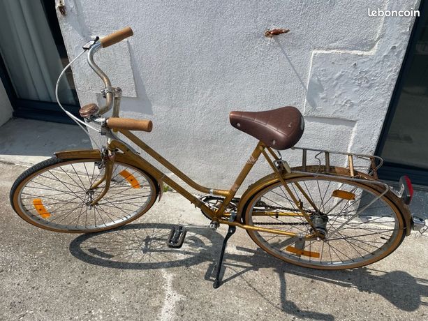 Garde-boue Vintage Raleigh – Vert Bronze – Réflecteur Sturmey Archer – Roues 650