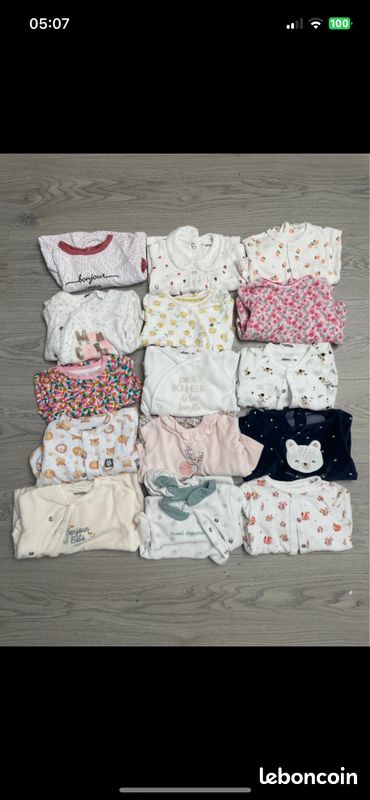 Lot vêtements bébé (image 2)