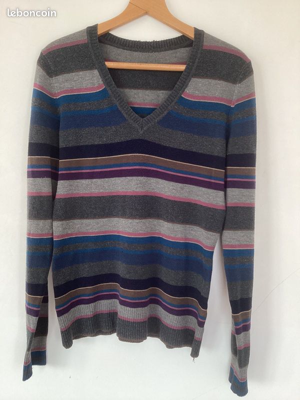 Pull homme rayés (image 1)